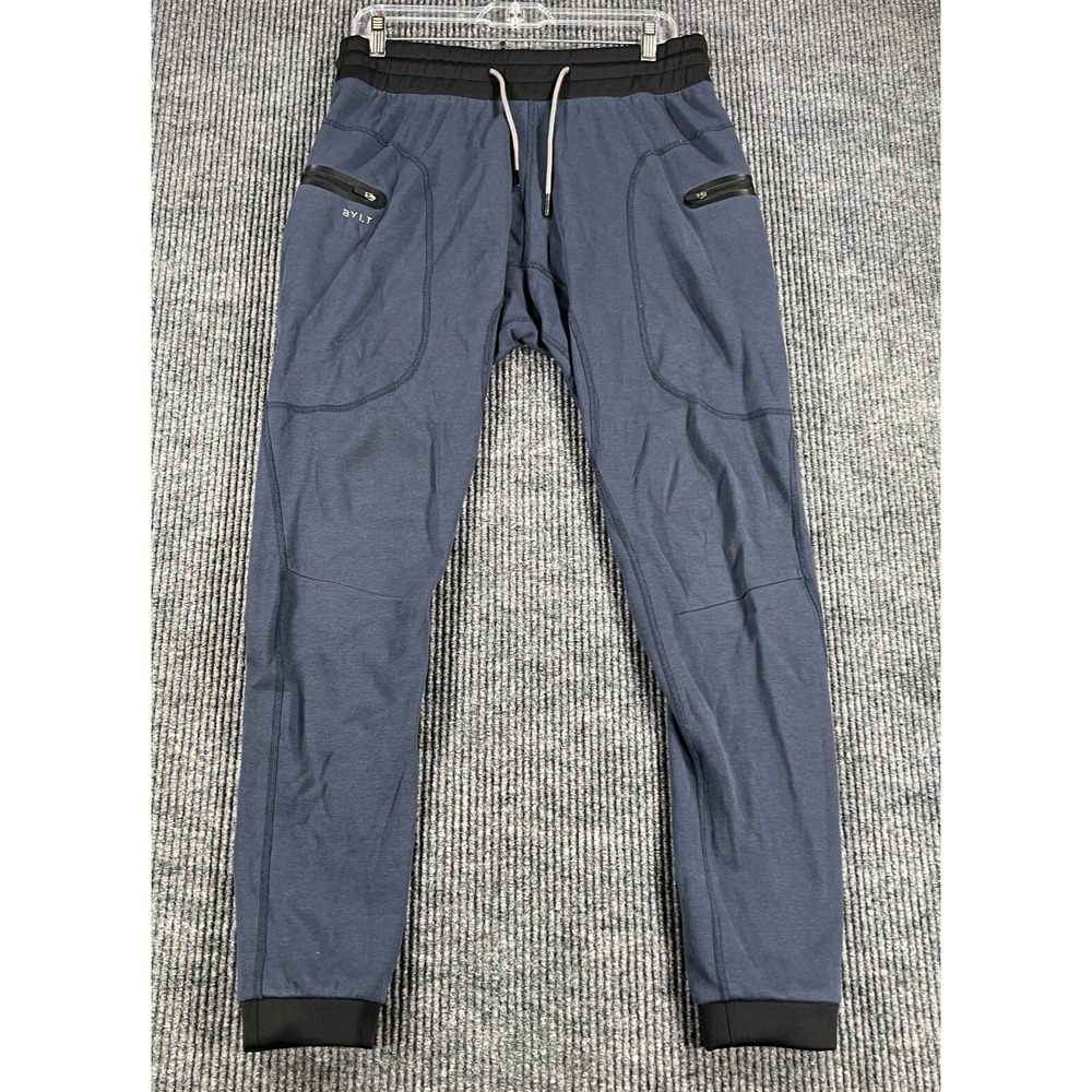BYLT Premium Jogger Pants Mens Medium Blue Casual Active Gym Workout Stretch